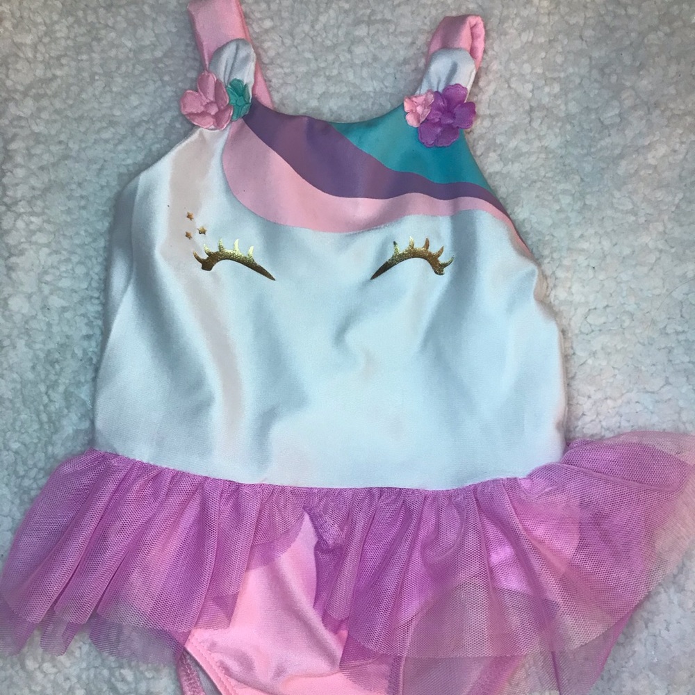 Babygirl unicorn swimsuit